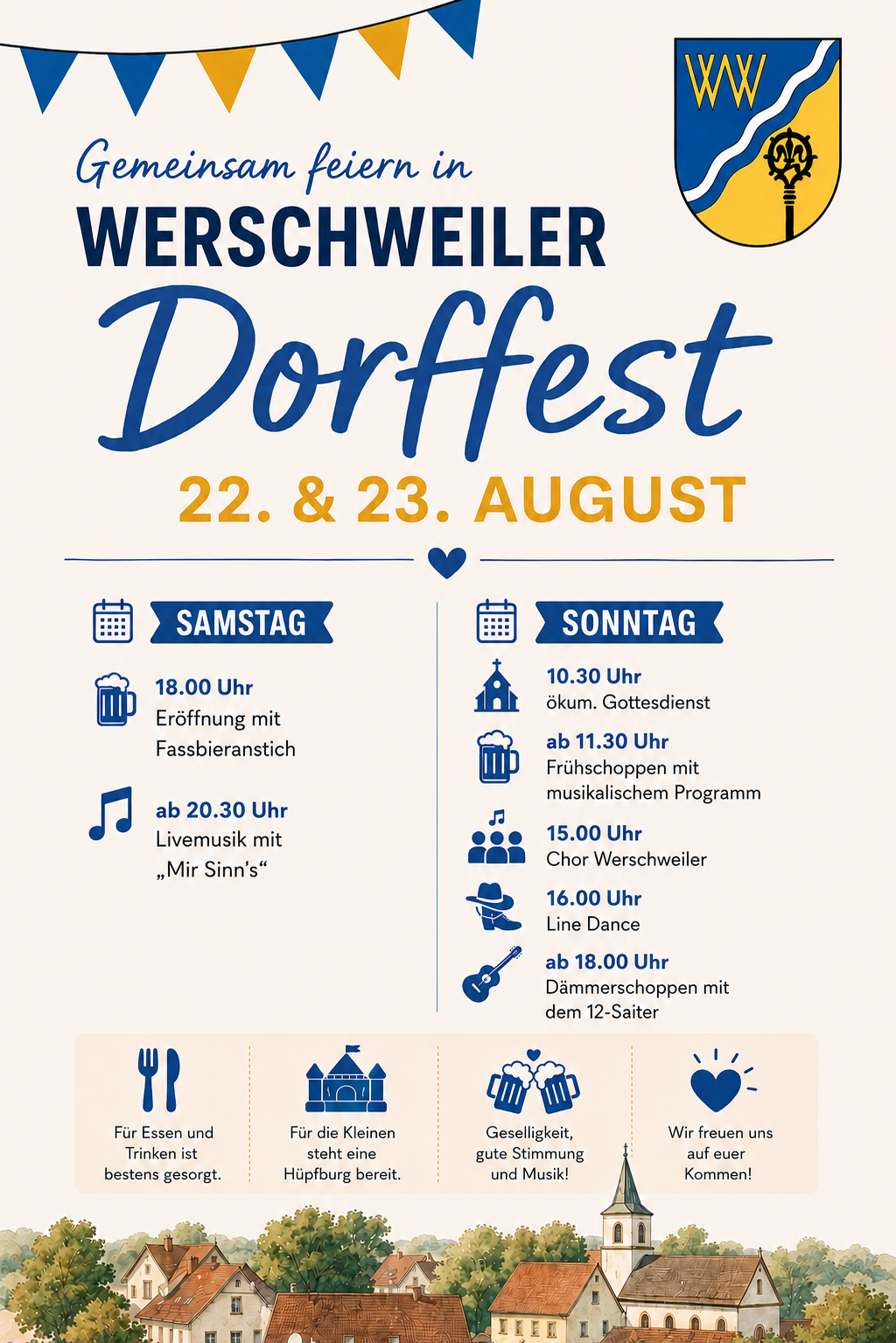 Flyer Dorffest 2026